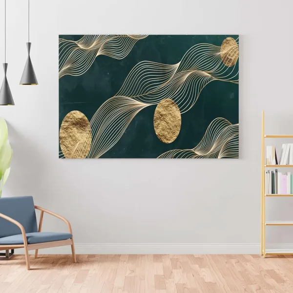 Modern Art Canvas Wall Painting with Frame for Living Room