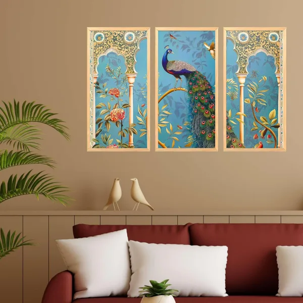 Wall Paintings Set of Three for Wall Decoration Big size Framed Wall Paintings