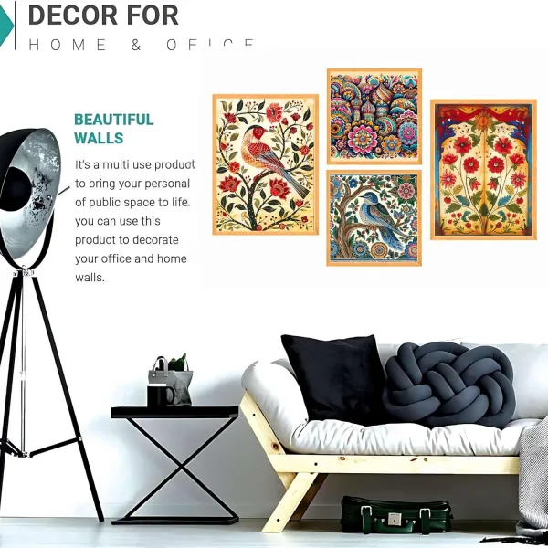 Wall Paintings Set of Four for Wall Dacoration Large Framed Wall Paintings