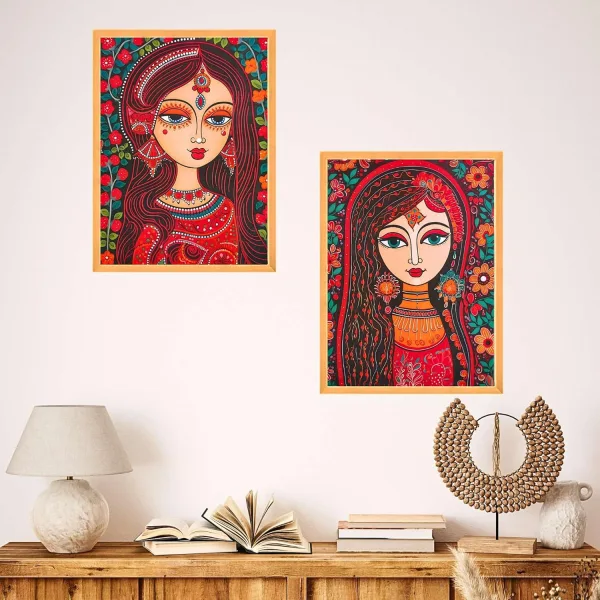 Wall Paintings Set of Two for Wall Dacoration Large Framed Wall Paintings