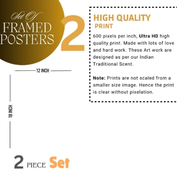 Wall Paintings Set of Two for Wall Dacoration Large Framed Wall Paintings