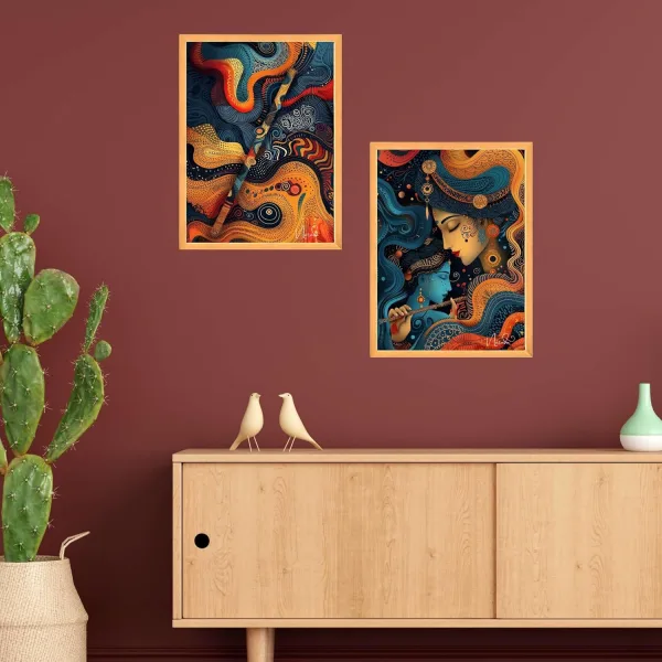 Wall Paintings Set of Two for Wall Dacoration Large Framed Wall Paintings