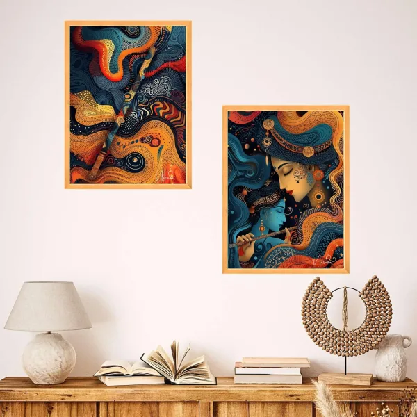 Wall Paintings Set of Two for Wall Dacoration Large Framed Wall Paintings