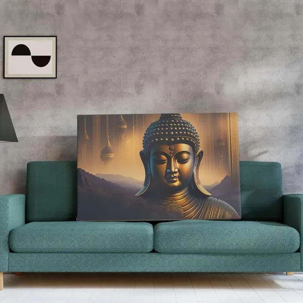 Buddha Paintings For Wall Decoration With Frame Canvas Painting For Living Room