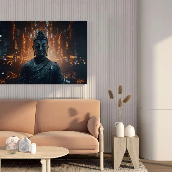 Buddha Paintings For Wall Decoration With Frame Canvas Painting For Living Room