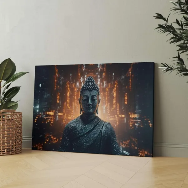Buddha Paintings For Wall Decoration With Frame Canvas Painting For Living Room