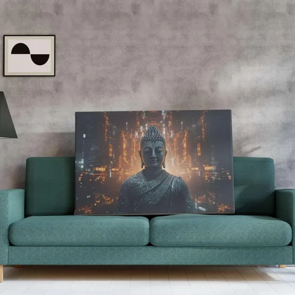 Buddha Paintings For Wall Decoration With Frame Canvas Painting For Living Room