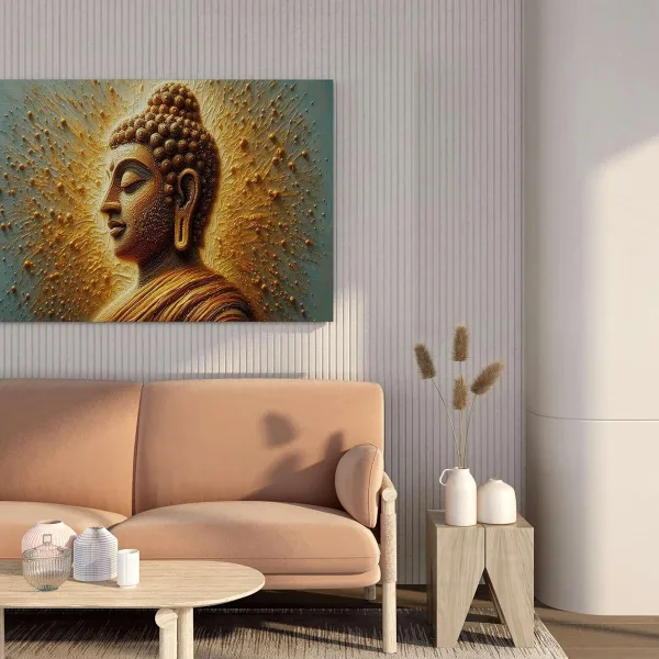 Buddha Paintings For Wall Decoration With Frame Canvas Painting For Living Room