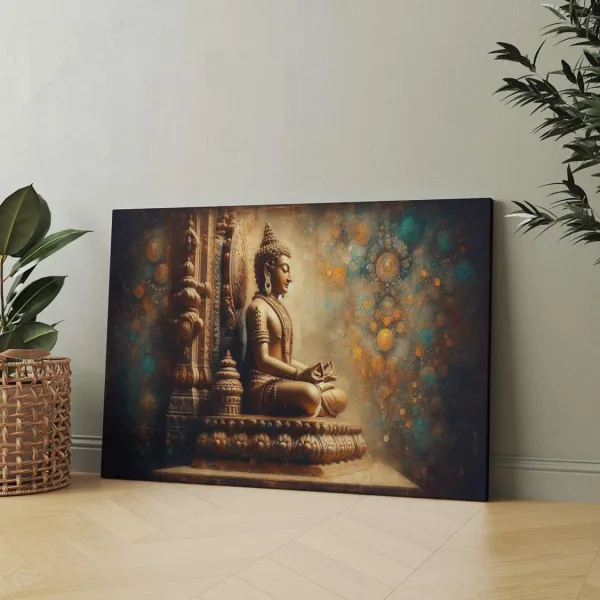 Buddha Paintings For Wall Decoration With Frame Canvas Painting For Living Room
