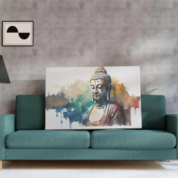 Buddha Paintings For Wall Decoration With Frame Canvas Painting For Living Room