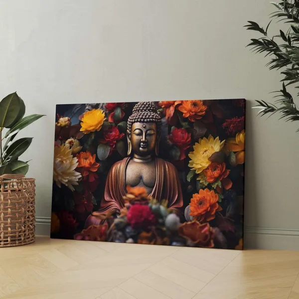 Buddha Paintings For Wall Decoration With Frame Canvas Painting For Living Room