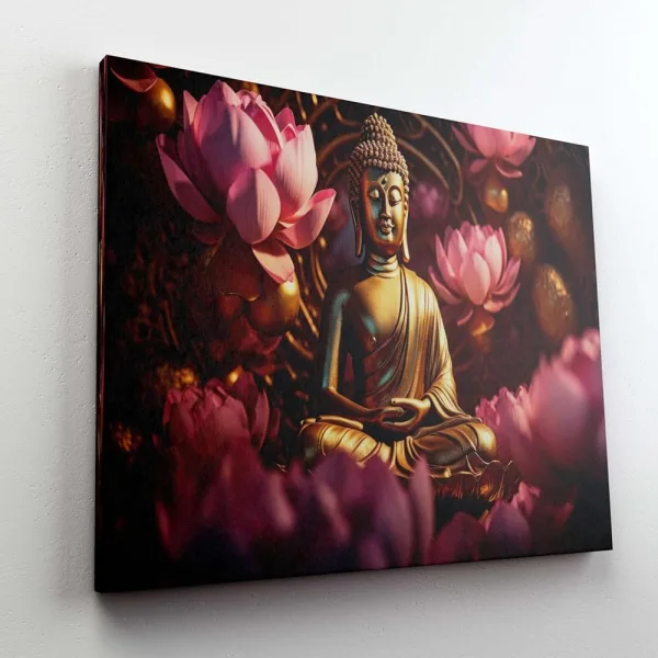 Buddha Paintings For Wall Decoration With Frame Canvas Painting For Living Room