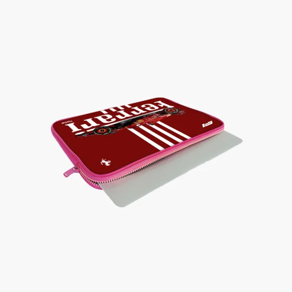 "ROSSO CORSA #SCUDERIA FERRARI" Laptop Sleeves:Bold Modern Design for Every Size