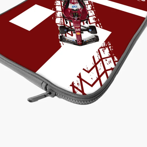"RACING RED # SCUDERIA FERRARI" Laptop Sleeves:Bold Modern Design for Every Size