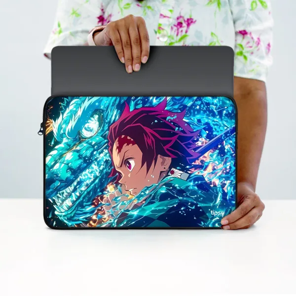 "TANJIRO KAMADO - KIMESTU NO YAIBA" Laptop Sleeves:Bold Modern Design for Every Size