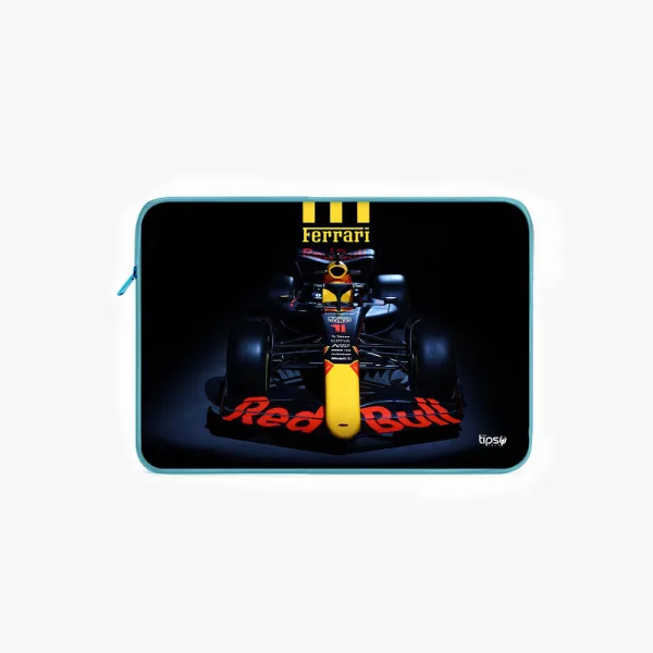 "SCUDERIA FERRARI - MAX VERSTAPPEN" Laptop Sleeves:Bold Modern Design for Every Size