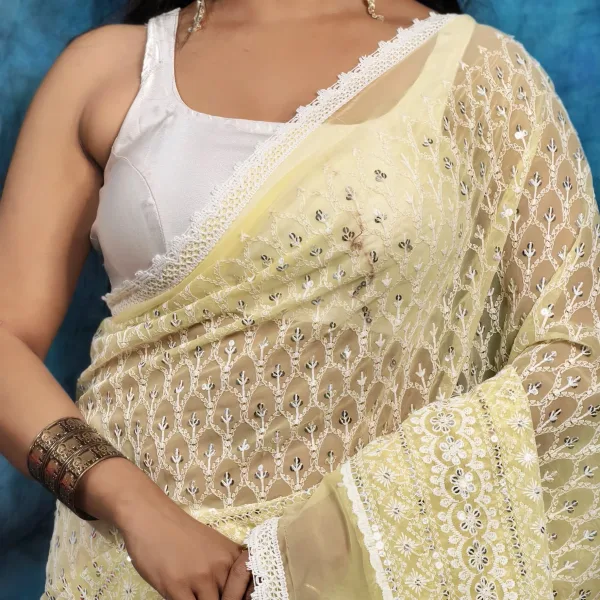 Hakuba Saree Stylish Premium Quality Without Blouse Piece
