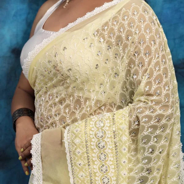 Hakuba Saree Stylish Premium Quality Without Blouse Piece