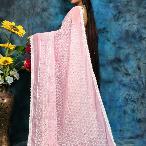 Elegant Hakuba Saree Premium Fabric Without Blouse Piece