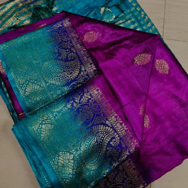Pure Matka Tushar Handwoven Saree Elegant All Body Design