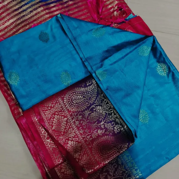 Pure Matka Tushar Handwoven Saree Traditional Style
