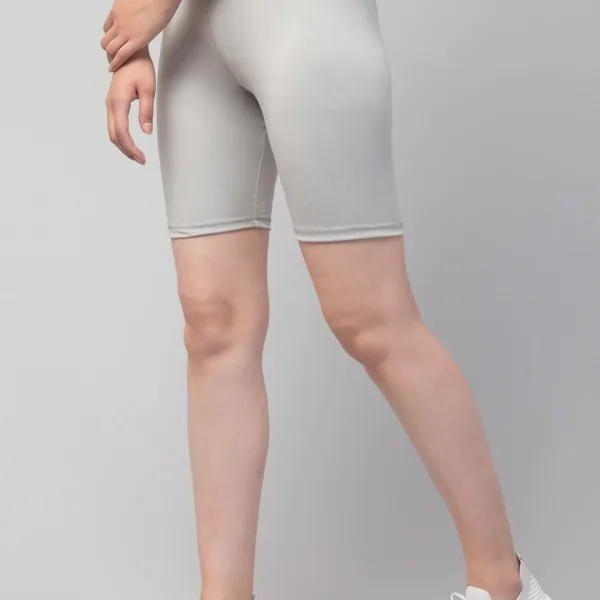 Women’s Fancy Solid Shorts – Yoga, Gym, Cycling & Activewear