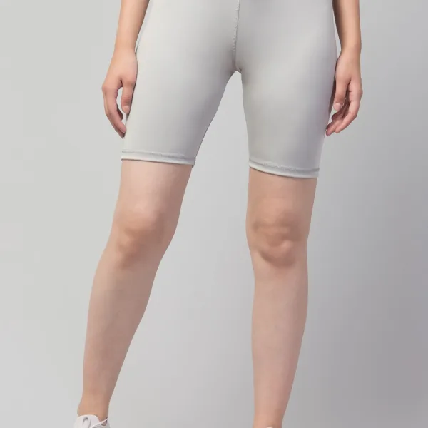 Women’s Fancy Solid Shorts – Yoga, Gym, Cycling & Activewear