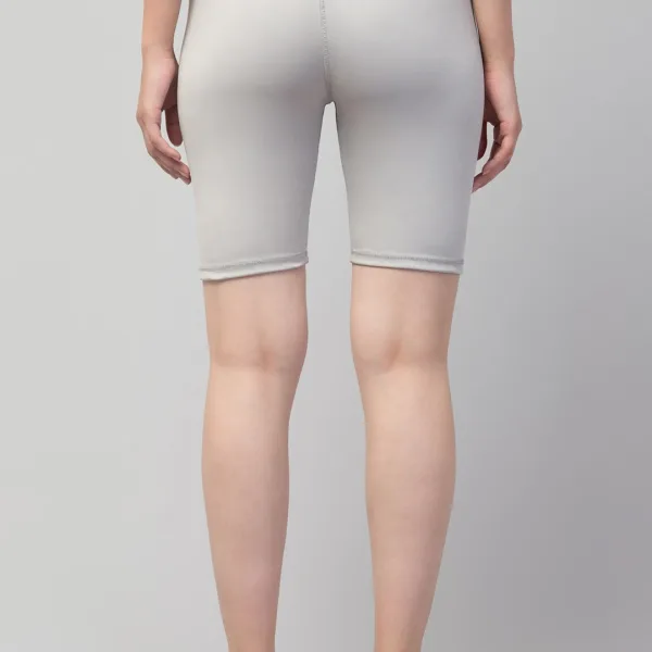 Women’s Fancy Solid Shorts – Yoga, Gym, Cycling & Activewear