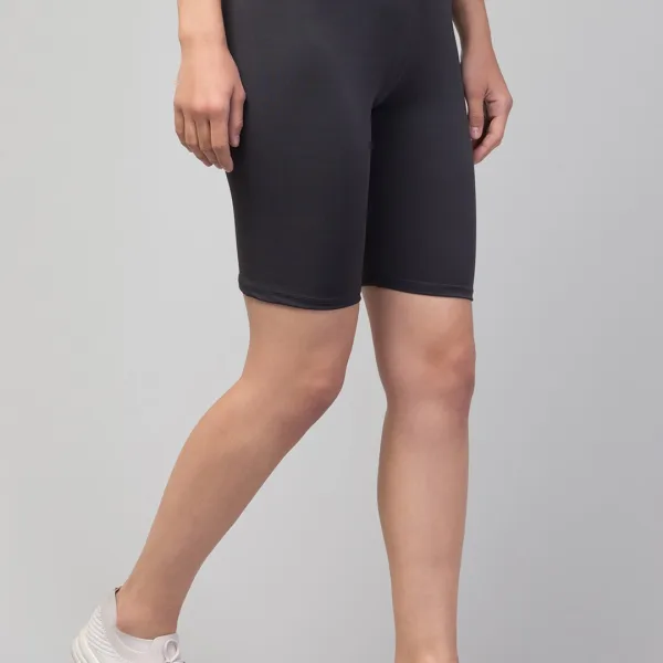 Women’s Fancy Solid Shorts – Yoga, Gym, Cycling & Activewear