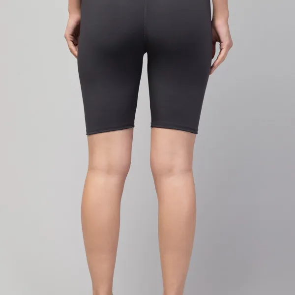 Women’s Fancy Solid Shorts – Yoga, Gym, Cycling & Activewear