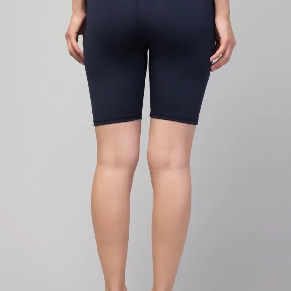 Women’s Fancy Solid Shorts – Yoga, Gym, Cycling & Activewear