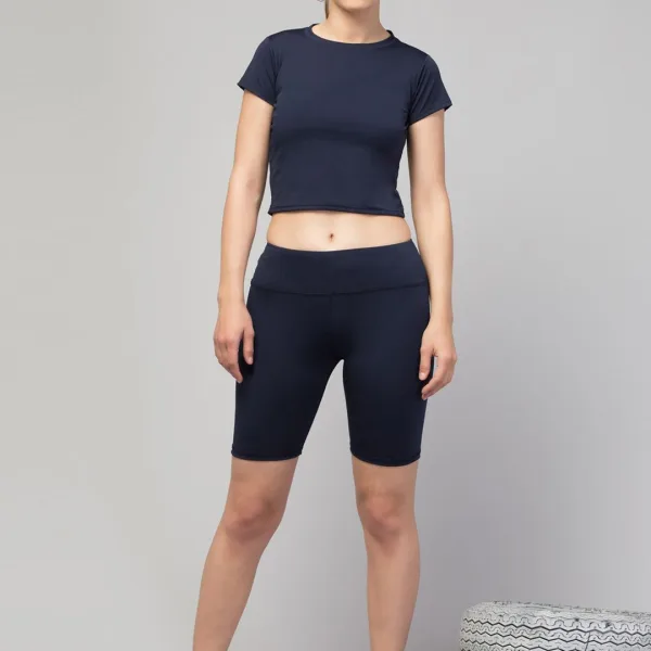 Women’s Fancy Solid Shorts – Yoga, Gym, Cycling & Activewear