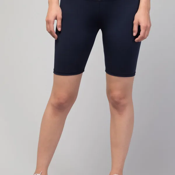 Women’s Fancy Solid Shorts – Yoga, Gym, Cycling & Activewear