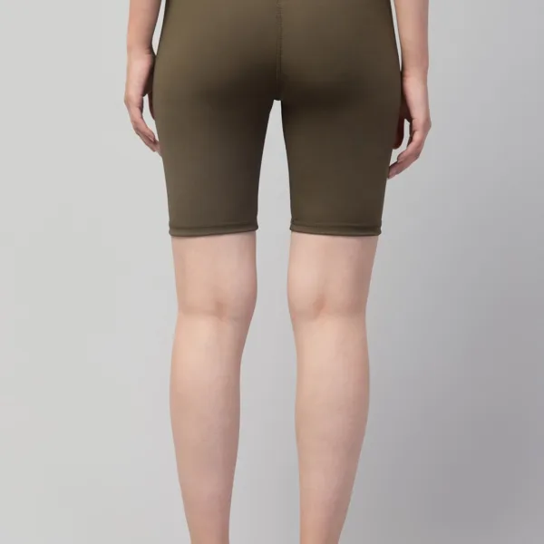 Women’s Fancy Solid Shorts – Yoga, Gym, Cycling & Activewear