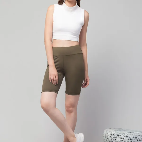 Comfort Fit Women Yoga Cycling Shorts