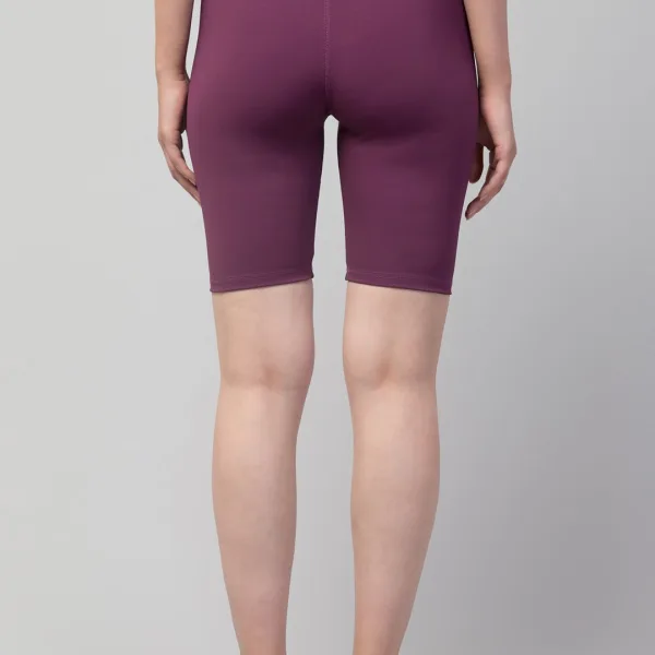 Women’s Fancy Solid Shorts – Yoga, Gym, Cycling & Activewear