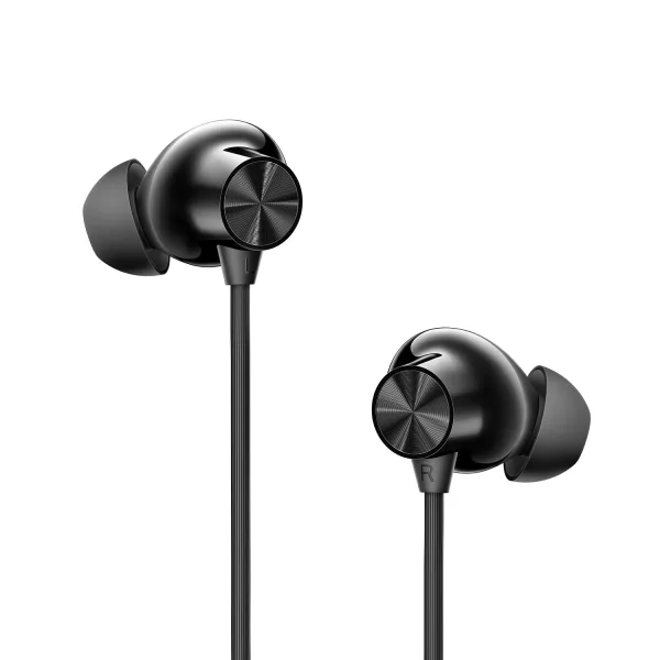 OnePlus Bullets Wireless Z3 in Ear Neckband with 12.4Mm Drivers, 3D Spatial Audio,10 Mins Charge for 27 Hrs Playback, AI Call Noise Cancellation, 4 EQ Preset, Dynamic Bass Enhancement & BT5.4, Black