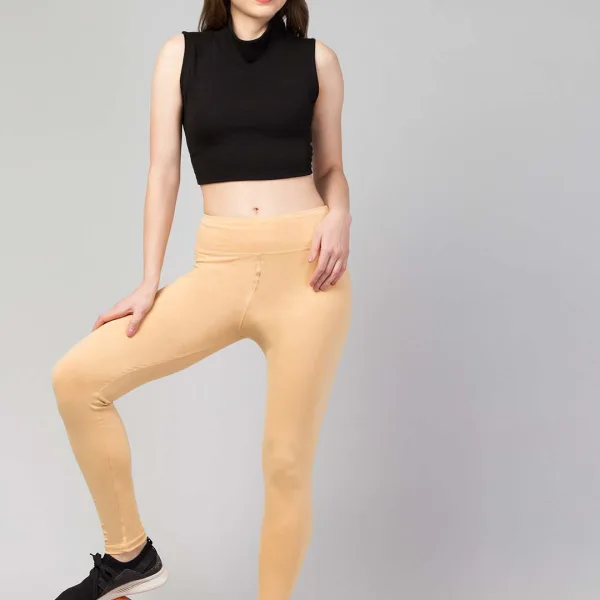 Women’s Plain Activewear Tights – Yoga & Gym
