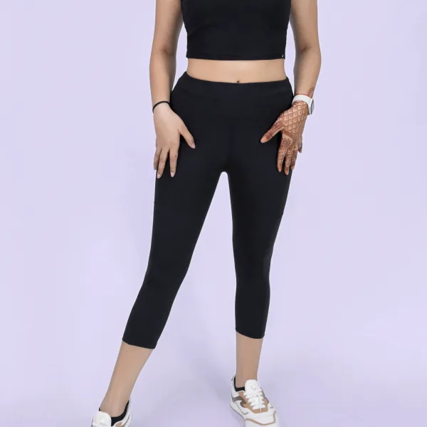 Heavy Fabric Women Activewear Capri