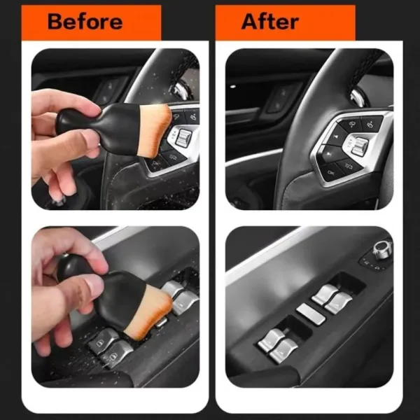 Car Interior AC Vent Cleaner & Dashboard Dusting Mini Brush