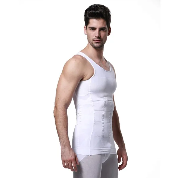 Premium Men’s Slimming Body Shaper Vest | Abs & Abdomen Compression Tummy Tucker | Stretchable Slim Fit Vest