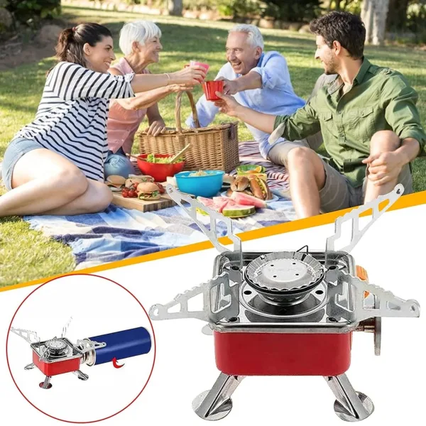 Portable Folding Aluminum Gas Stove for Camping Outdoor Cooking