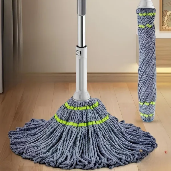 Twist Mop – Microfiber Self-Twisting & Self-Cleaning Mop | Twist & Squeeze Mop for Wet & Dry Cleaning