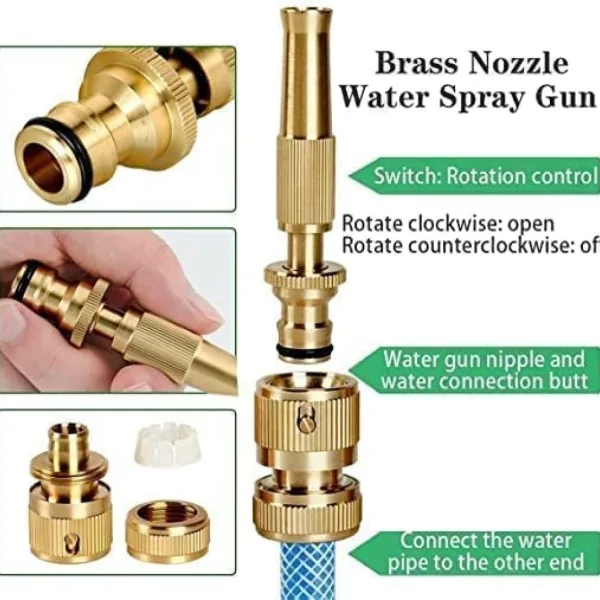 Brass High Pressure Hose Spray Gun