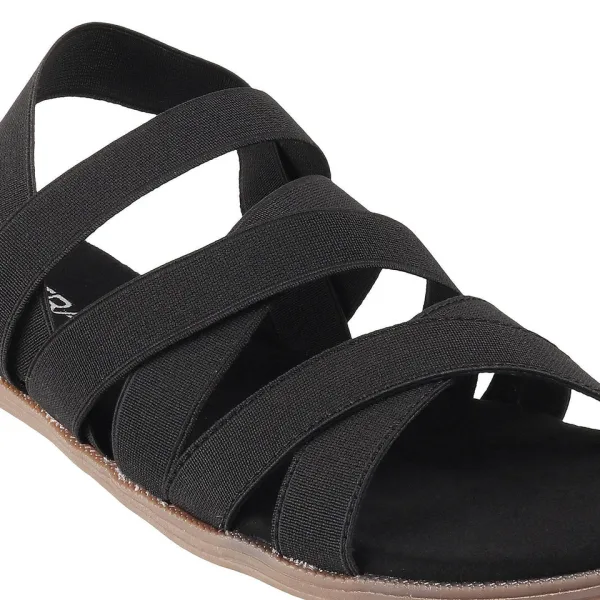 Cross-Strap Flat Sandals