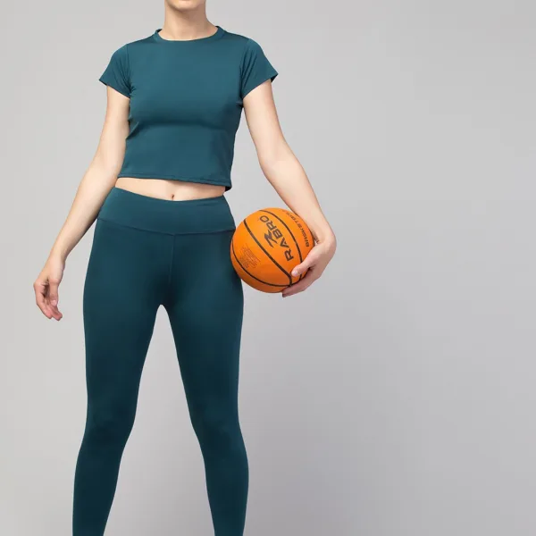 Women Plain Fitness Tights for Gym and Yoga Sessions