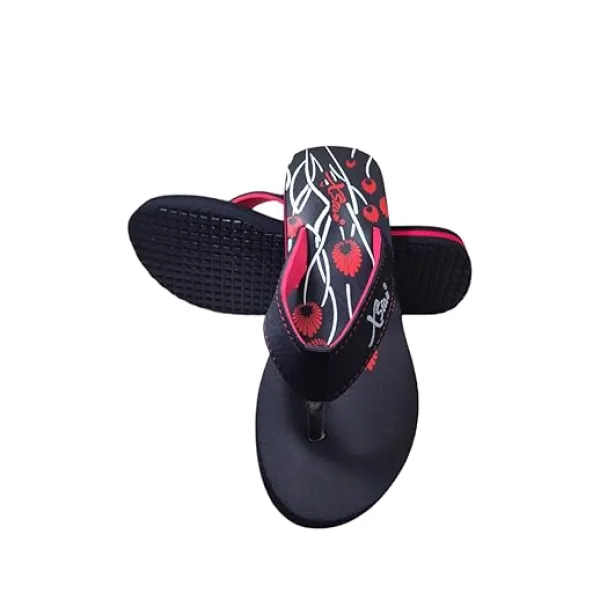 Xstar Women Soft Slippers | Comfortable, Stylish, And Bright Colorful Flip Flops | Cushion And Bounce | Ladies Thong House Slippers| Daily Use | Casual Wear | Anti Skid | Waterproof