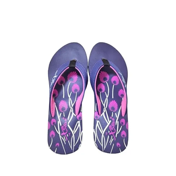 Xstar Women Soft Slippers | Comfortable, Stylish, And Bright Colorful Flip Flops | Cushion And Bounce | Ladies Thong House Slippers| Daily Use | Casual Wear | Anti Skid | Waterproof