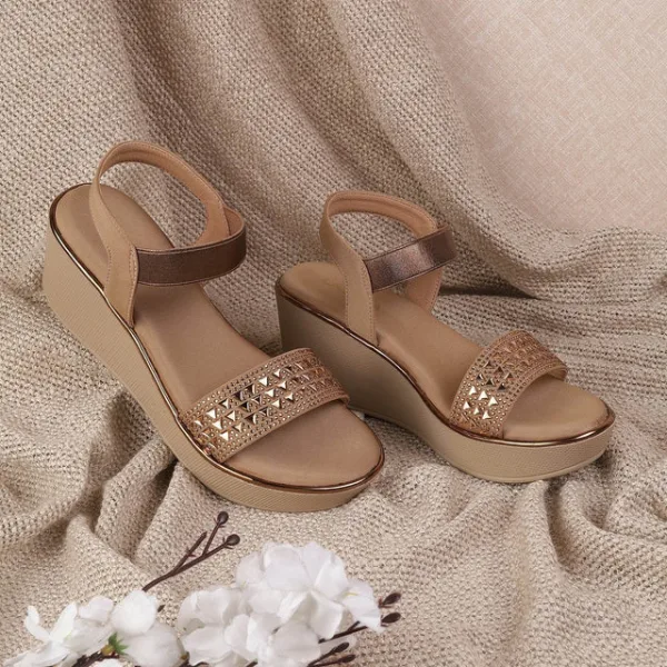 Showstopper Medium Heel Platform Party Sandal