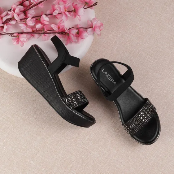 Showstopper Medium Heel Platform Party Sandal